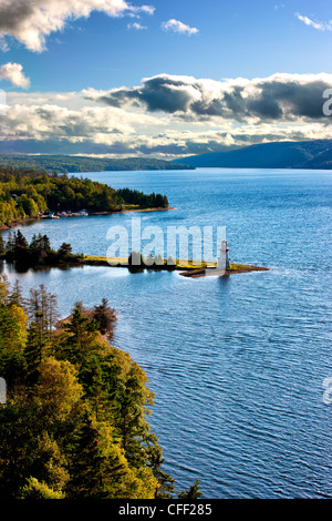 View of Seal Island Bridge, Bras D'Or Lakes From Kelly's Mountain