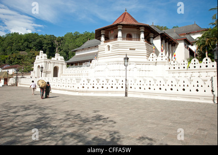 The Temple of the Sacred tooth Kandy Sri Lanka Stock Photo