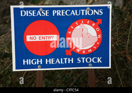 Disease precautions high health stock no entry sign close up Stock Photo