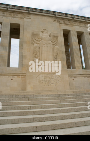 The Aisne Marne American Memorial at Chateau Thierry, France remembering the American dead in the battles of the First World War Stock Photo