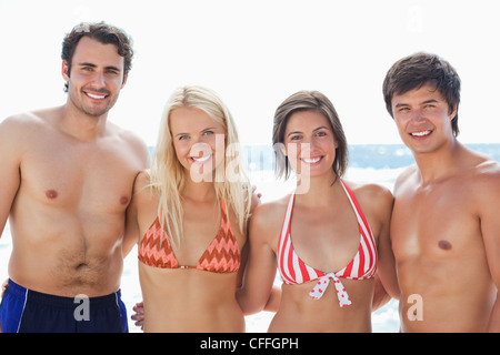 Friends standing together Stock Photo