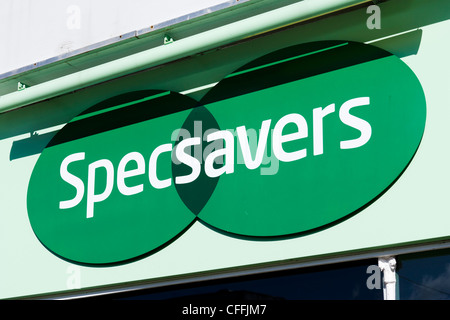 Specsavers optician on the High Street in Burton-upon-Trent, Staffordshire, England, UK Stock Photo