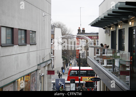 People shopping in N1 shopping mall, Islington, London, UK Stock Photo