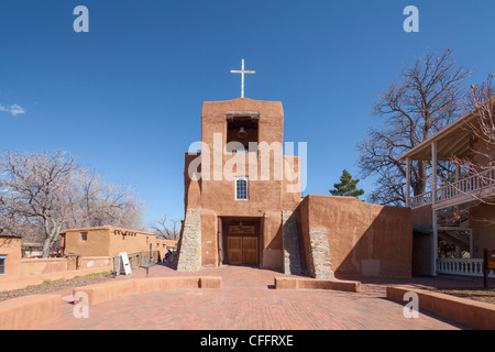 San Miguel Mission Chapel, Santa Fe Stock Photo