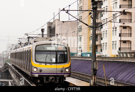 Manila Metro Rail Transit System Stock Photo