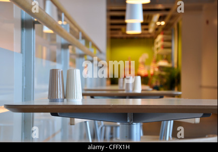 The corner of restaurant Stock Photo