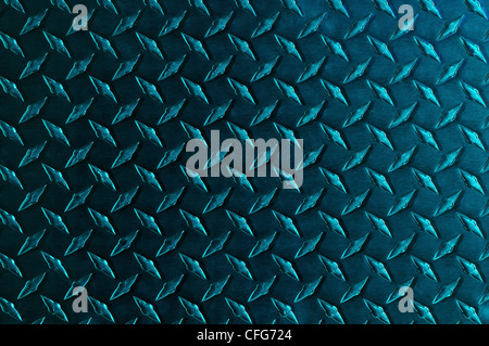 Background or texture of diamond plate steel Stock Photo