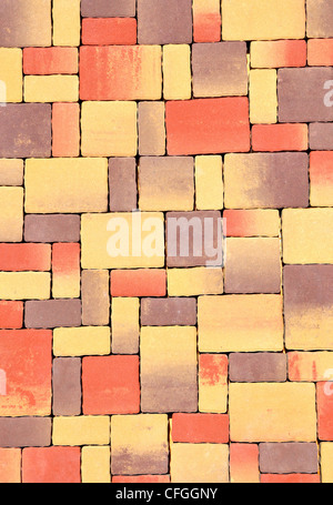 Abstract background brick mosaic. Stock Photo