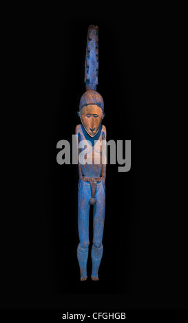 Malo Island tall male Figure Sakavas Vanatu 19 th Cent Oceania Stock Photo