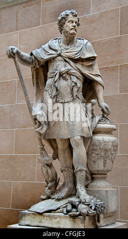 Hannibal Barkas (247 BC -183 BC) Carthage Carthaginian general Second Punic War Italy 218–203 BC Sébastien Slodtz (French, 1655–1726) Stock Photo