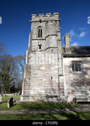 Baddesley Clinton estate Warwickshire View from the Heart of England way footpath Stock Photo