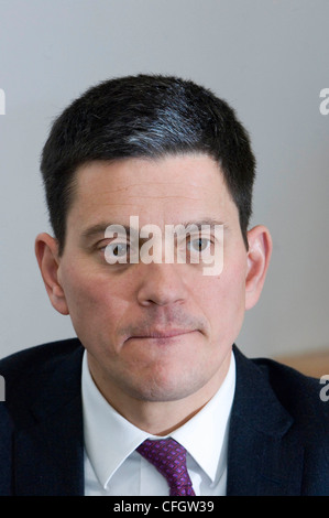 Portraits of the Labour politician David Miliband. Stock Photo