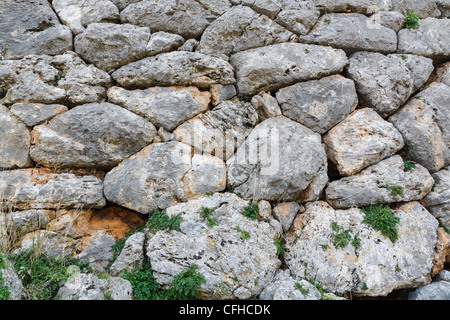Textured stone wall as a background