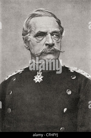 Albrecht Theodor Emil Graf von Roon, 1803 – 1879. Prussian soldier, statesman and Minister of War. Stock Photo