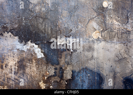 Ruined Painted Wall Texture Stock Photo