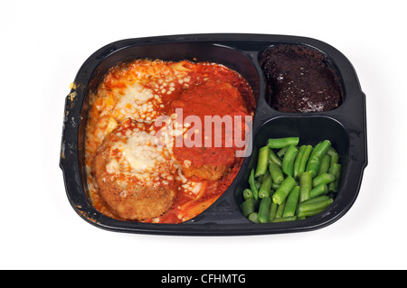 Download Cooked veal parmigiana readymeal tv dinner with green ... Yellowimages Mockups