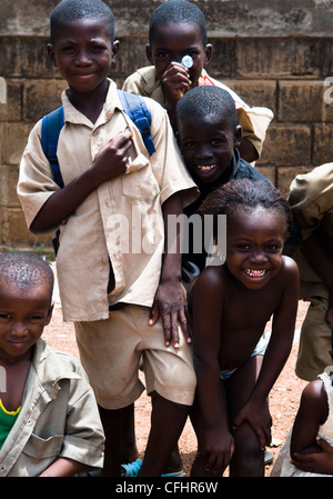 School children in Togo. Stock Photo