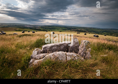 'Five Wells' chambered burial site on Taddington Moor in Derbyshire Stock Photo