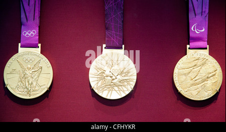 UK. London 2012 Olympics medals unveiled at 1 year to Olympic count ...