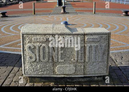 The Stone Jetty. Morecambe, Lancashire, England, United Kingdom, Europe. Stock Photo
