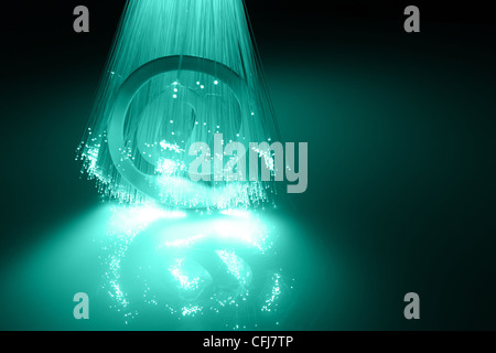 High tech technology color background Stock Photo