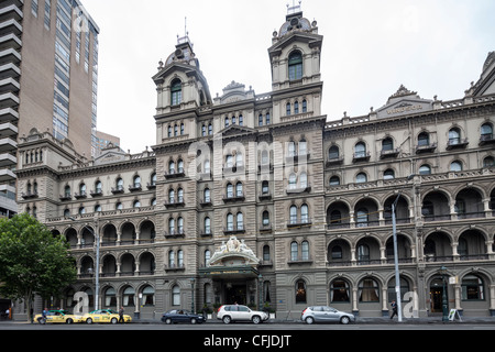 Hotel Windsor, Spring Street, Melbourne, Australia Stock Photo