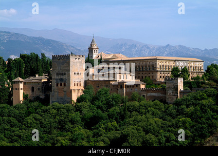 Alhambra, UNESCO World Heritage Site, Granada, Andalusia, Spain, Europe Stock Photo