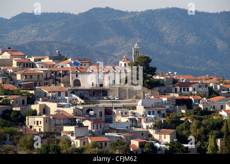 Mountain village of Pano Lefkara, Cyprus, Europe Stock Photo