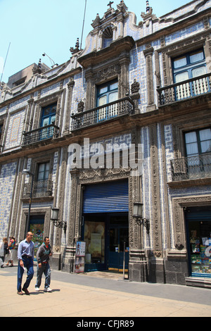 Sanborns department store, Casa de los Azulejos (House of Tiles), originally a palace, Mexico City, Mexico, North America Stock Photo