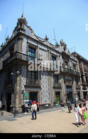 Sanborns department store, Casa de los Azulejos (House of Tiles), originally a palace, Mexico City, Mexico, North America Stock Photo