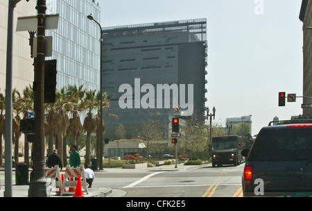 FIGUEROA STREET DOWNTOWN LOS ANGELES CALIFORNIA USA Stock Photo - Alamy