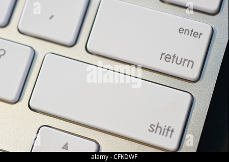 Computer Keyboard Close Up Stock Photo