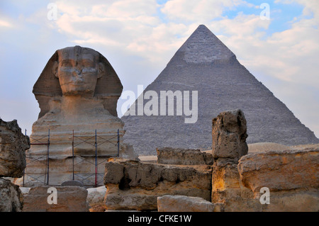 Cairo pyramid and Spinks Egypt Middle east Stock Photo - Alamy