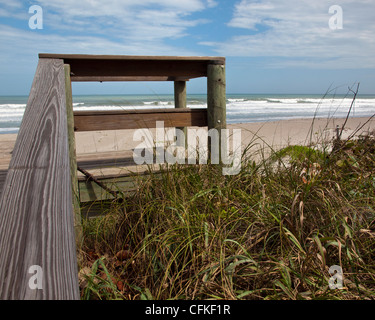 Melbourne Beach in Brevard County on the East Coast of Central Florida Stock Photo