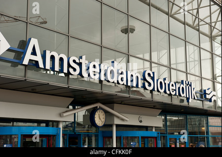 Amsterdam Sloterdijk Railway Station Holland Netherlands Europe EU Stock Photo