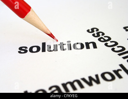 Solution Stock Photo