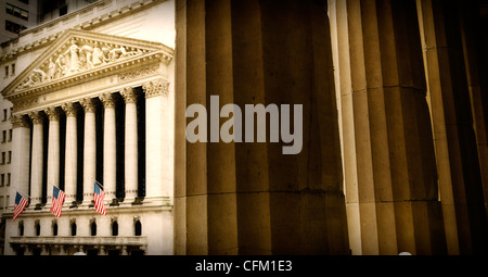 USA, New York State, New York City, View of New York Stock Exchange building Stock Photo