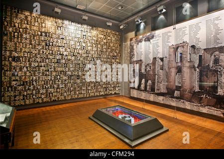 The museum of the holocaust of Kalavryta, one of the most hideous Nazi war crimes. Peloponnese, Greece. Stock Photo