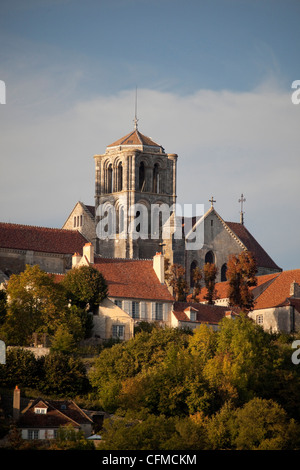 Vezelay Abbey, UNESCO World Heritage Site, Vezelay, Burgundy, France, Europe Stock Photo