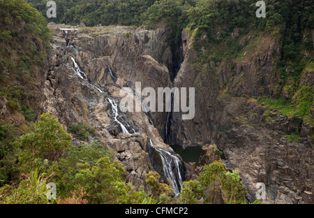 Barron Falls, a stop on the Kuranda Range Railway, Port Douglas, Queensland, Australia, Pacific Stock Photo