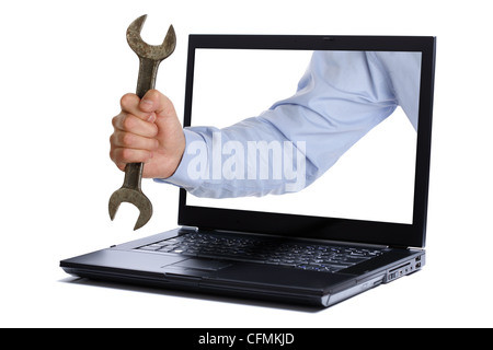 IT support engineer Stock Photo