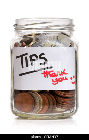 Tip jar Stock Photo