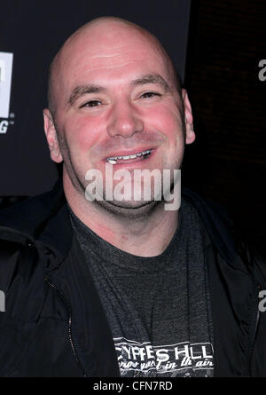 Dana White XS Nightclub Kicks Off Magic With Famous Stars and Straps Party featuring a performance by Travis Barker at Encore Resort and Casino  Las Vegas, Nevada - 15.02.11 Stock Photo