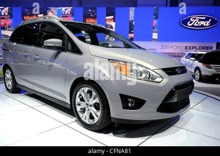 Ford C-Max  2011 Canadian International Autoshow Media Preview Day held at The Metro Toronto Convention Centre.  Toronto, Canada - 17.02.11 Stock Photo