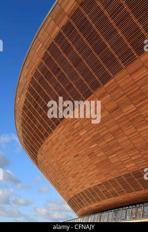 Detail of the velodrome at the Olympic park Stratford London olympics 2012 games Stock Photo