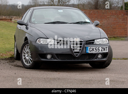 Alfa Romeo 156 Lusso saloon 2005 - final production year Stock Photo