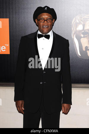 Samuel L. Jackson Orange British Academy Film Awards afterparty held at the Grosvenor House - Arrivals. London, England - 13.02.11 Stock Photo