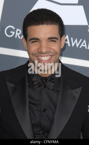 Drake  The 53rd Annual GRAMMY Awards at the Staples Center - Red Carpet Arrivals Los Angeles, California - 13.02.11 Stock Photo