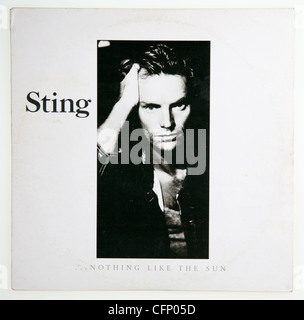 Sting, Nothing Like The Sun album cover Stock Photo
