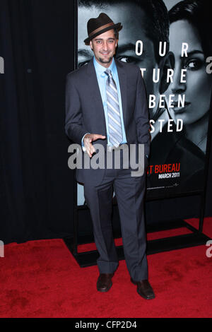 Donnie Keshawarz 'The Adjustment Bureau' - New York Premiere held at the Ziegfeld Theatre New York City, USA - 14.02.11 Stock Photo